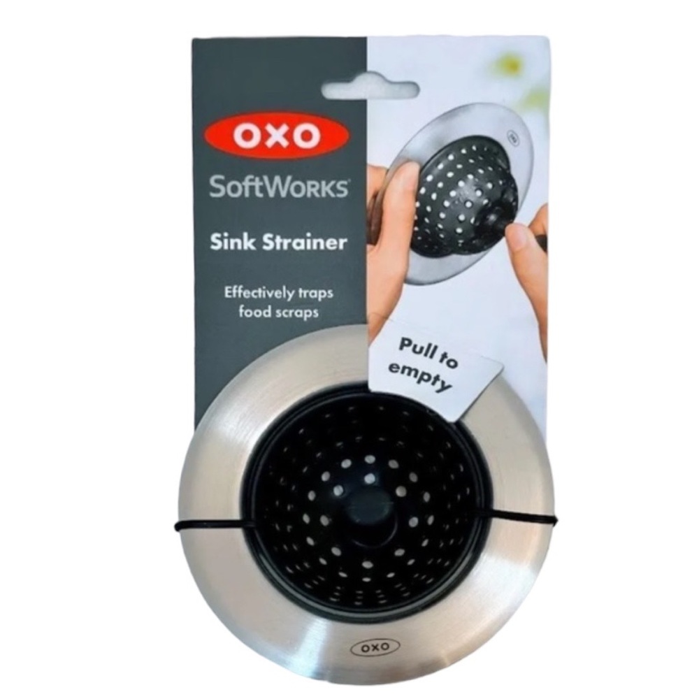 OXO Good Grips Stainless 2-in-1 Silicone Sink Strainer
